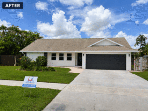 Exterior painting completed in Delray Beach