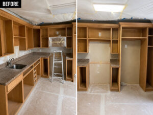 Cabinet Painting in Broward County Before